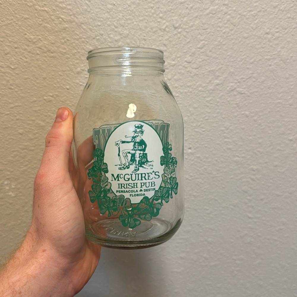McGuires Irish Pub Mason Jar